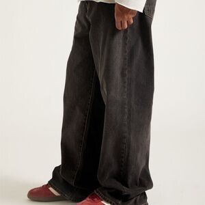 PacSun Men's Charcoal Relaxed Jeans
